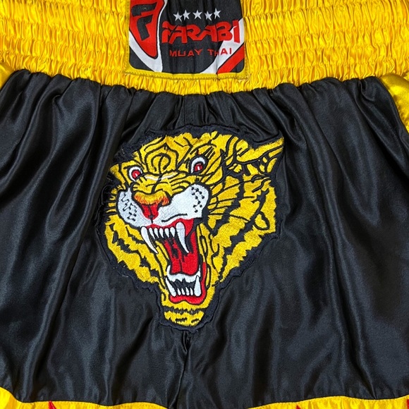unisex patch boxing shorts by farabi / size m - Picture 4 of 4